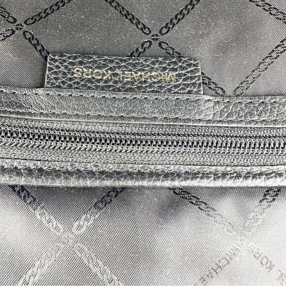 Michael Kors Erin‎ Medium Leather Backpack Black Pebbled Leather - Picture 8 of 13